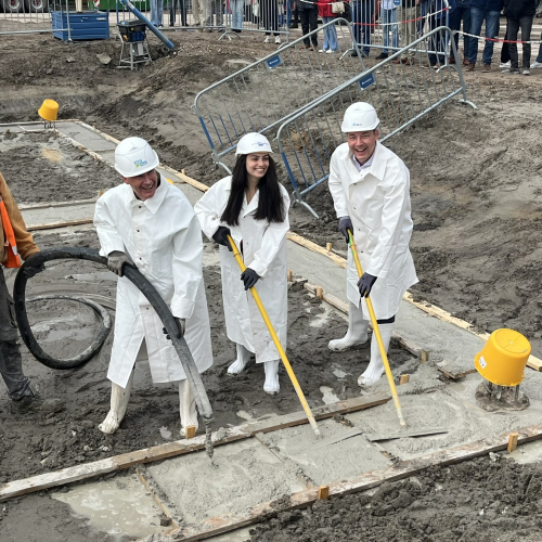 feestelijke start bouw de Geelvinck
