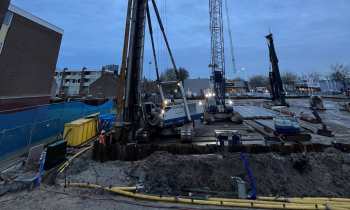 Aanbrengen funderingspalen BLEI