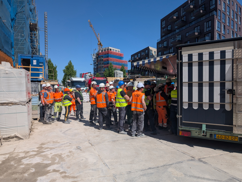 Spoorzone hoogste punt